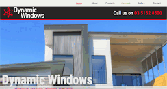 Desktop Screenshot of dynamicwindows.com.au